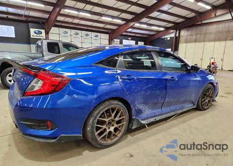 2020 Honda Civic Sport из США, поврежденный, VIN 2HGFC2F86LH589552